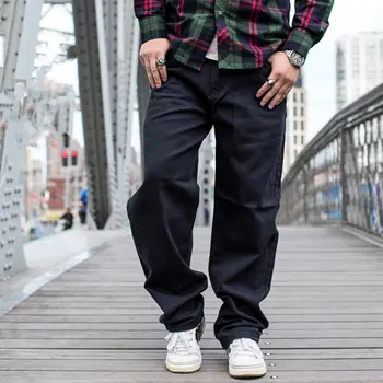 Mens Blue Black Streetwear Loose Fit Baggy Jeans Plus Size Hip Hop Jeans Pants Autumn Winter Big Size Jeans Skateboard for Men 
Mens Blue Black Streetwear Loose Fit Baggy Jeans Plus Size Hip Hop Jeans Pants Autumn Winter Big Size Jeans Skateboard for Men