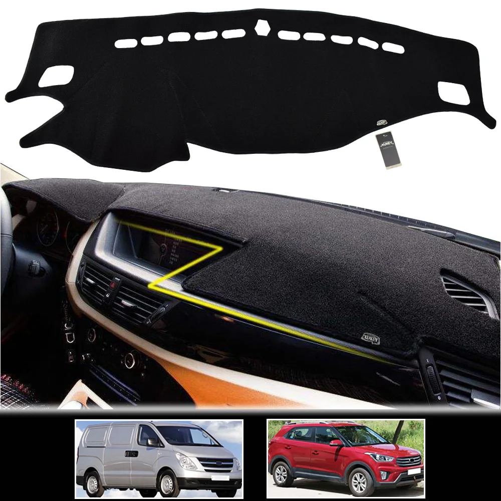 Car Dash Mat For Hyundai iLoad iMax i800 Starex H1 2008 - 2019 For ix25 Creta 2015 - 2019 Dashmat Dashboard Cover Carpet Styling 
Car Dash Mat For Hyundai iLoad iMax i800 Starex H1 2008 - 2019 For ix25 Creta 2015 - 2019 Dashmat Dashboard Cover Carpet Styling