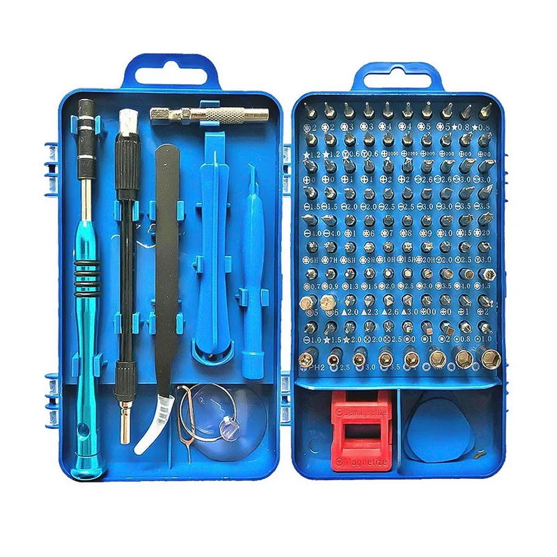 115 In 1 Screwdriver Set Precision Multi-function Screwdriver Set for Phone Disassemble Watch Glasses Electrical Tools Kit
115 In 1 Screwdriver Set Precision Multi-function Screwdriver Set for Phone Disassemble Watch Glasses Electrical Tools Kit