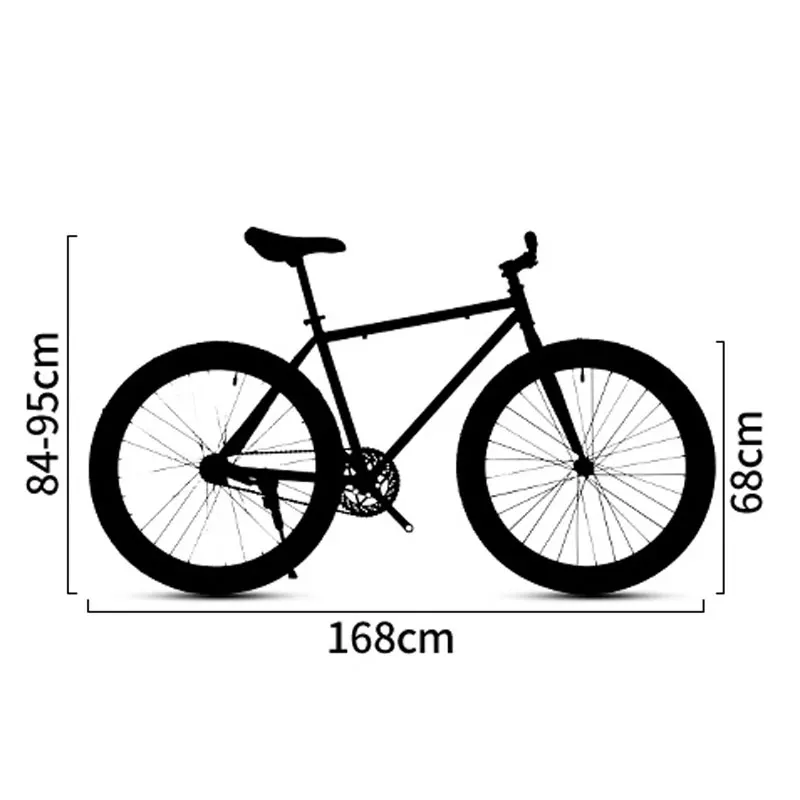 Excellent Road Bike 26 Inch Variable Speed Fixed Gear Double Disc Brake Adult Student Men and Women Bicycle Mountain Cross Country 6