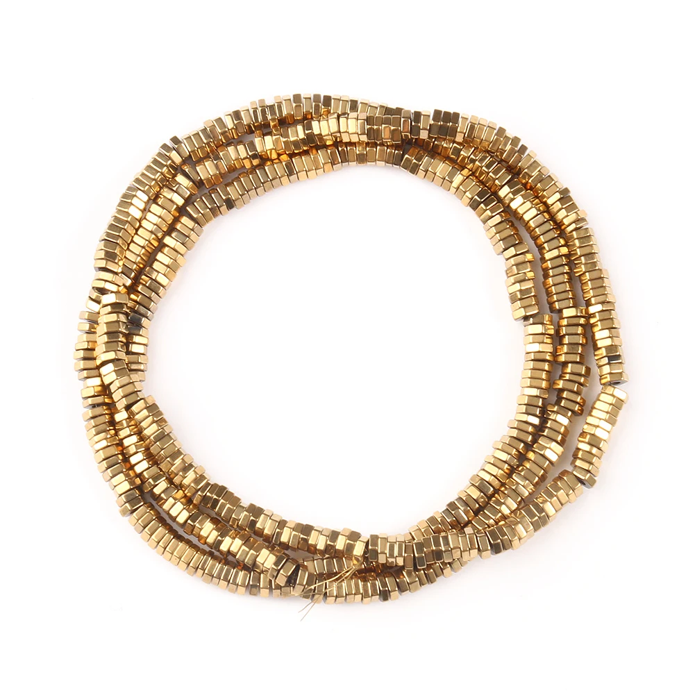 Color Retention Gold Color Hematite Beads Hexagonal prism Shape Loose Stone Beads for Jewelry Making DIY Bracelet 15inch Strand
Color Retention Gold Color Hematite Beads Hexagonal prism Shape Loose Stone Beads for Jewelry Making DIY Bracelet 15inch Strand