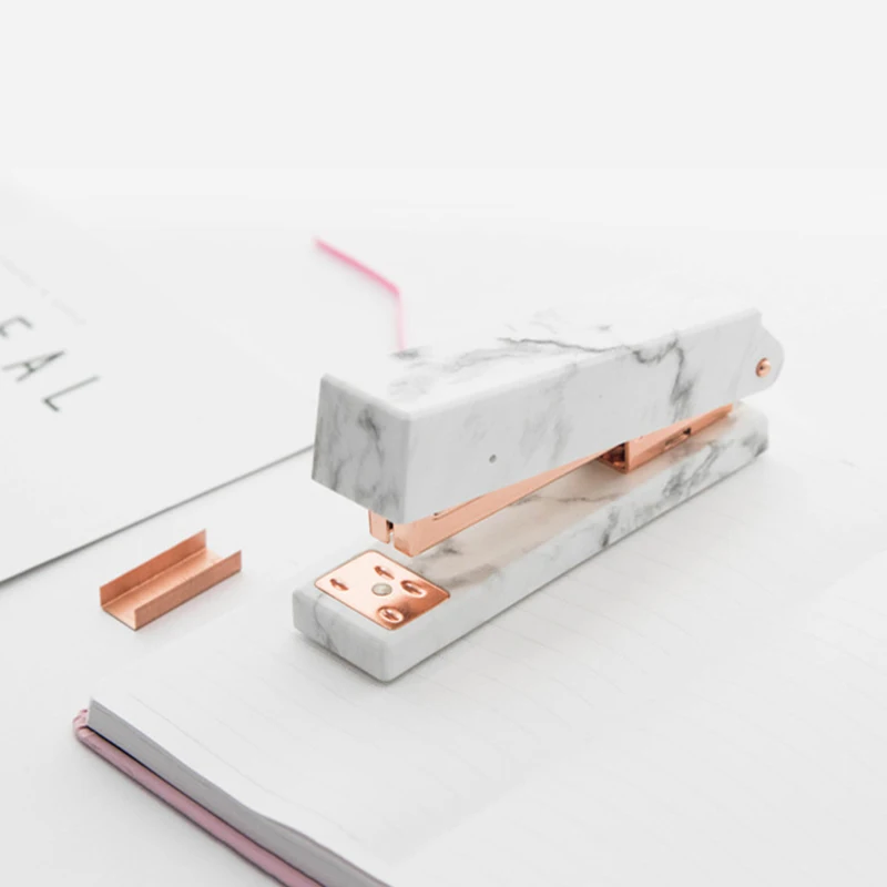Elegant Marble Pattern Stapler Heavy Duty Desktop Spring Powered Stapler Home Office GV99
Elegant Marble Pattern Stapler Heavy Duty Desktop Spring Powered Stapler Home Office GV99