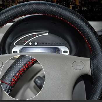Car Steering Wheel Braid Cover Needles And Thread Artificial Leather Car Covers Suite 2 Color DIY Texture Soft Auto Accessories
Car Steering Wheel Braid Cover Needles And Thread Artificial Leather Car Covers Suite 2 Color DIY Texture Soft Auto Accessories