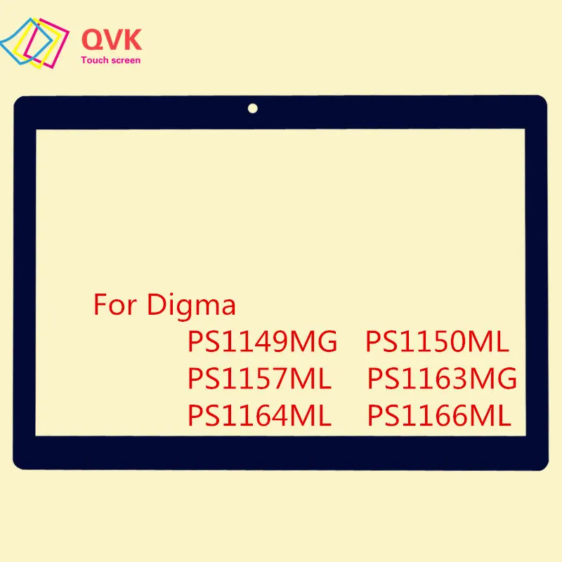 

10.1 inch Black For Digma Plane 1537E 1538E 1541E 1550S 1551S 1553M Capacitive touch screen panel repair replacement parts