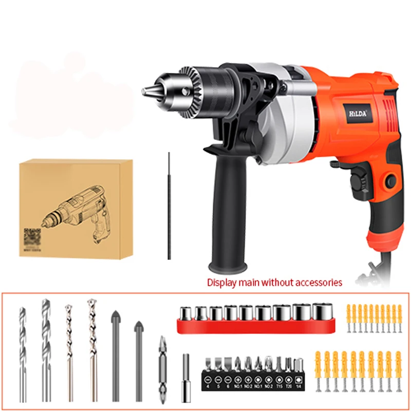 Electric drill Power Tools Multi-function Impact Drill Set Electric Drill Hammer Multifunction durable
Electric drill Power Tools Multi-function Impact Drill Set Electric Drill Hammer Multifunction durable