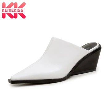 KemeKiss Genuine Leather Lady Shoes Wedges Sandals Small Square Toe Shoes Open Heels Pointed Toe Shoes Women Footwear Size 34-40
KemeKiss Genuine Leather Lady Shoes Wedges Sandals Small Square Toe Shoes Open Heels Pointed Toe Shoes Women Footwear Size 34-40