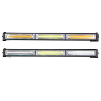 3 Sections 45cm Car Strobe Light Car Ceiling Bar Light 13 Flashing Modes Emergency Flasher COB LED Flash Lights
3 Sections 45cm Car Strobe Light Car Ceiling Bar Light 13 Flashing Modes Emergency Flasher COB LED Flash Lights