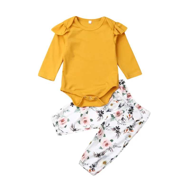 Spring Autumn 2PCS Newborn Baby Girls Boys Cotton Long Sleeve O Neck Romper Floral Bowknot Pants Outfits
Spring Autumn 2PCS Newborn Baby Girls Boys Cotton Long Sleeve O Neck Romper Floral Bowknot Pants Outfits