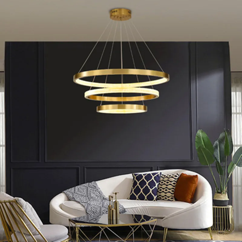 Modern Round Circle Chandelier Lighting Gold Chandeliers Circular Geometry Creative Lamp Led Lights Indoor Lighting Fixtures
Modern Round Circle Chandelier Lighting Gold Chandeliers Circular Geometry Creative Lamp Led Lights Indoor Lighting Fixtures