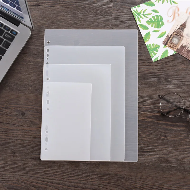 A5A6A7B5A4 notebook binding supplies notebook PP frosted plastic separator DIY loose-leaf notebook inner page protection board
A5A6A7B5A4 notebook binding supplies notebook PP frosted plastic separator DIY loose-leaf notebook inner page protection board