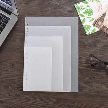 A5A6A7B5A4 notebook binding supplies notebook PP frosted plastic separator DIY loose-leaf notebook inner page protection board
A5A6A7B5A4 notebook binding supplies notebook PP frosted plastic separator DIY loose-leaf notebook inner page protection board