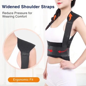 Postural Extension Back Straightener Brace Rigid Posture Corrector Vest for Kyphosis Hunch Relief Mild Scoliosis Support
Postural Extension Back Straightener Brace Rigid Posture Corrector Vest for Kyphosis Hunch Relief Mild Scoliosis Support