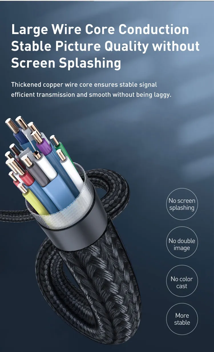 Display Port To HDMI Cable 4k HDMI Cord 1080P/4K 60hz Converter Display Port To HDMI Cable 4k HDMI Cord 1080P/4K 60hz Converter