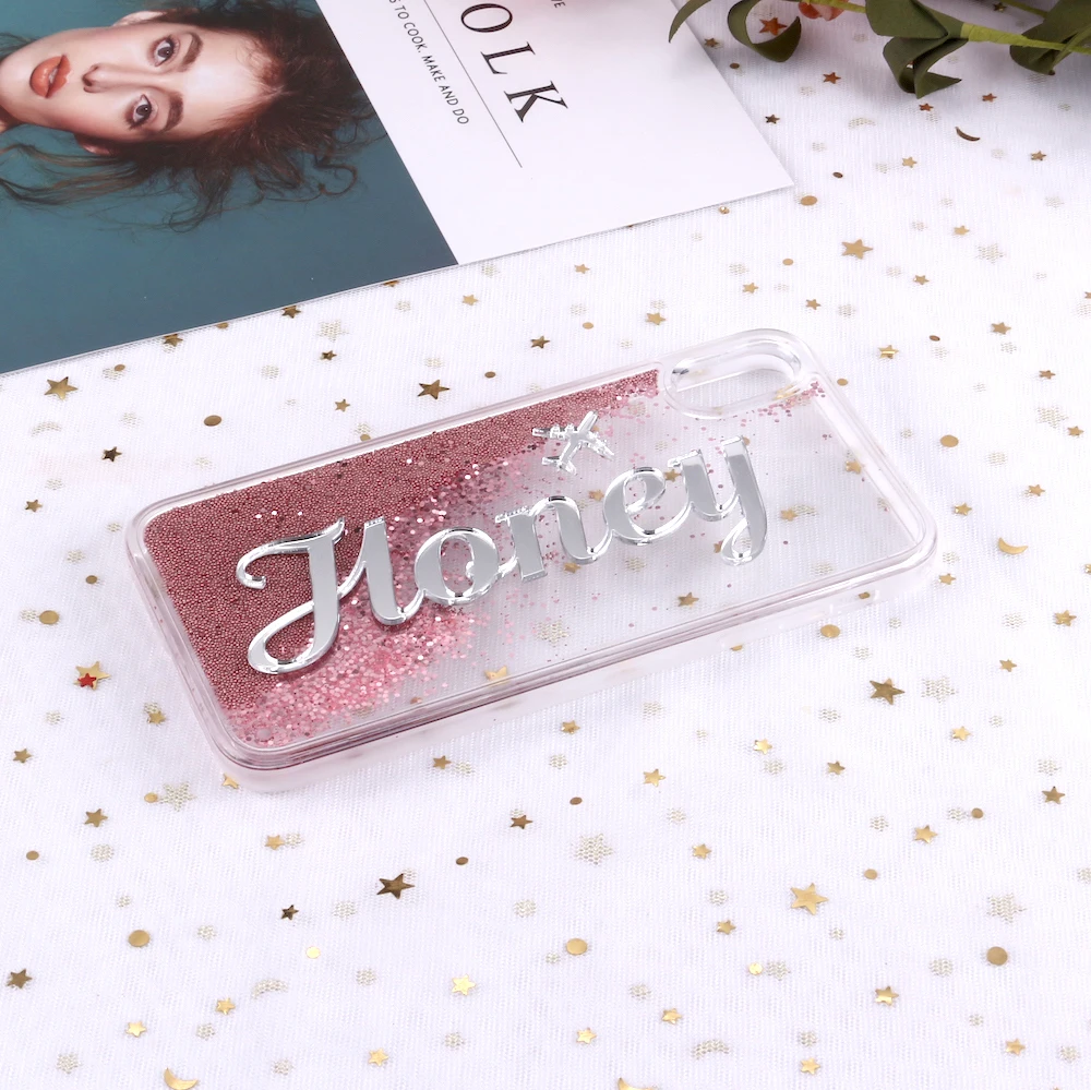 Customized Glitter Phone Case Personalized Name Bling Luxury Crystal Case Cover For iPhone 6 6S 7Plus 8Plus 7 8 XR X XS Max
Customized Glitter Phone Case Personalized Name Bling Luxury Crystal Case Cover For iPhone 6 6S 7Plus 8Plus 7 8 XR X XS Max