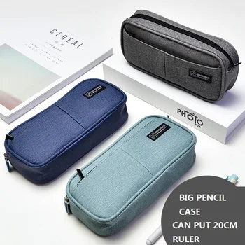 Big Pencil Bag for Boy Solid Color Pencil Case Fabric Pen Pouch Ruler Stationery Tool Collection Case Gift Pen Case Bag School
Big Pencil Bag for Boy Solid Color Pencil Case Fabric Pen Pouch Ruler Stationery Tool Collection Case Gift Pen Case Bag School