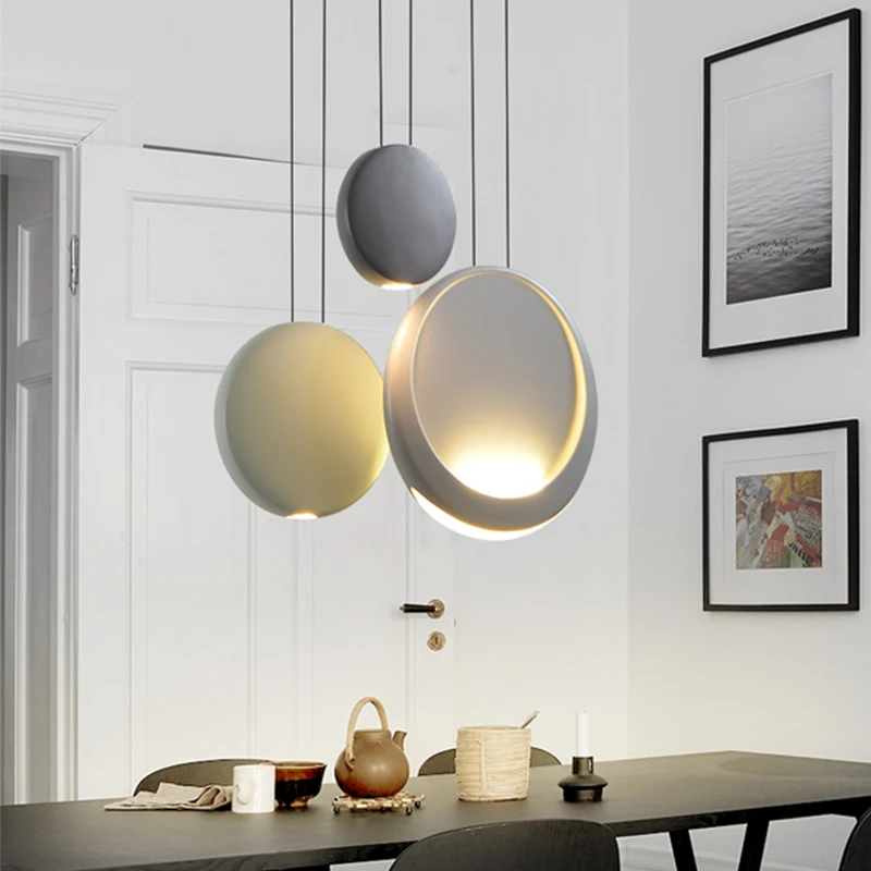 Post-modern Designer LED Pendant Lights Nordic Indoor Decor Simple Pendant Lamps Dining Room Restaurant Kitchen Hanging Lamps
Post-modern Designer LED Pendant Lights Nordic Indoor Decor Simple Pendant Lamps Dining Room Restaurant Kitchen Hanging Lamps