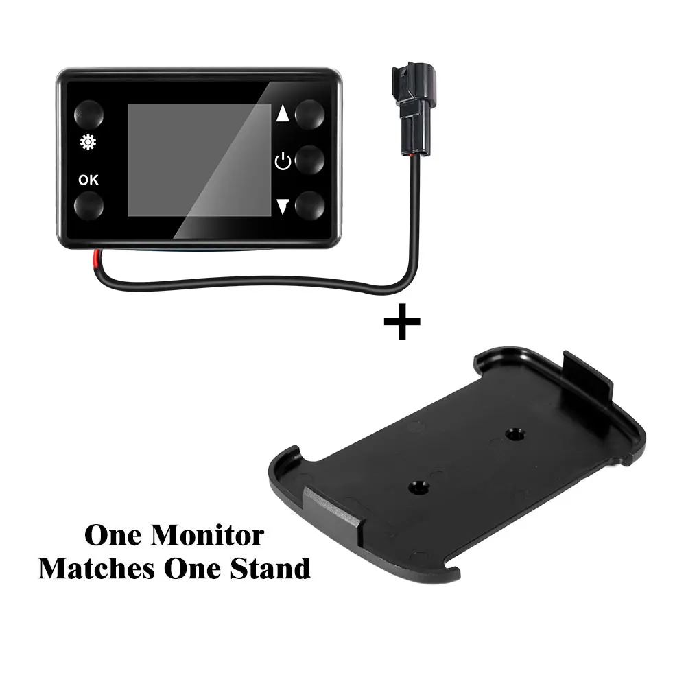 Calefacción estacionaria para motores diésel, calentador de aire de 12V y 24V con interruptor de pantalla LCD, placa base de Control y mando a distancia Calefacción estacionaria para motores diésel, calentador de aire de 12V y 24V con interruptor de pantalla LCD, placa base de Control y mando a distancia