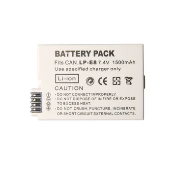 LP-E8 Camera Battery Pack LP-E8 Lp E8 For Canon LP-E8 550D 600D 650D 700D X4 X5 X6i X7i T2i T3i T4i T5i DSLR Camera 0.11
LP-E8 Camera Battery Pack LP-E8 Lp E8 For Canon LP-E8 550D 600D 650D 700D X4 X5 X6i X7i T2i T3i T4i T5i DSLR Camera 0.11