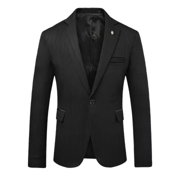 Office Black Men Blazer Casual Solid Color Formal White Men Blazer Slim Fit Striped Erkek Blazer Ceket Men's Clothing YY50MB
Office Black Men Blazer Casual Solid Color Formal White Men Blazer Slim Fit Striped Erkek Blazer Ceket Men's Clothing YY50MB