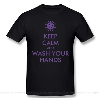 Men T-Shirts Keep Calm And Wash Your Hands Pure Cotton Tees Harajuku tShirt
Men T-Shirts Keep Calm And Wash Your Hands Pure Cotton Tees Harajuku tShirt