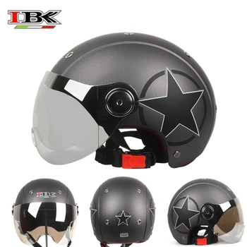 IBK 3/4 Open-Face Motorbike Helmet Electric Bicycle Casco Capacete Unisex Vintage Anti-UV four season matte Helmet IBK-M18
IBK 3/4 Open-Face Motorbike Helmet Electric Bicycle Casco Capacete Unisex Vintage Anti-UV four season matte Helmet IBK-M18