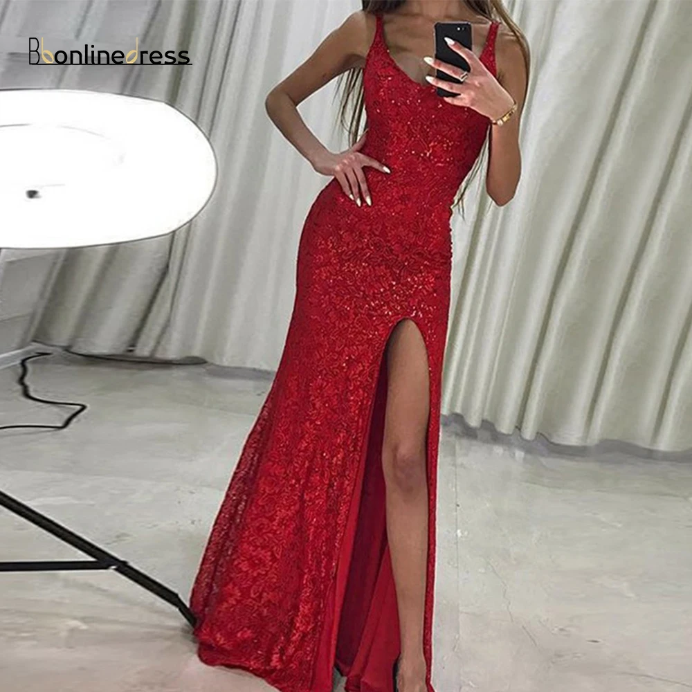 Prom-Dress Red Mermaid Long Prom Dress Split Sequins Evening Dress Vestido de fiesta 2019 Vestido de noche Party Dress
Prom-Dress Red Mermaid Long Prom Dress Split Sequins Evening Dress Vestido de fiesta 2019 Vestido de noche Party Dress