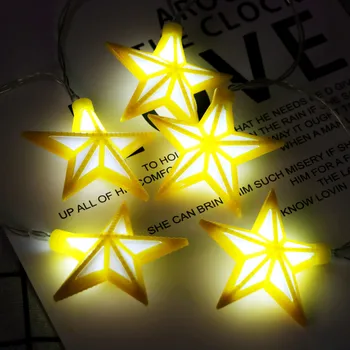 LED star String Lights Christmas garland battery USB powered led Wedding Party Curtain string Fairy 1.65M Wedding Party Curtain
LED star String Lights Christmas garland battery USB powered led Wedding Party Curtain string Fairy 1.65M Wedding Party Curtain