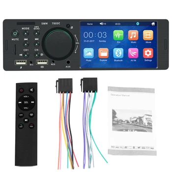 screen version Radio host player car MP5 MP4 4.1 inch high-definition big screen Bluetooth car card 7805C touch
screen version Radio host player car MP5 MP4 4.1 inch high-definition big screen Bluetooth car card 7805C touch
