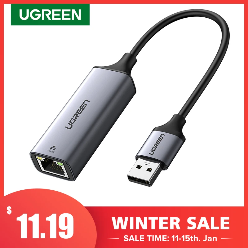 Адаптер Ugreen USB Ethernet сетевая карта 3 0 2 к RJ45 Lan для Windows 10 Xiaomi Mi Box Nintendo Switch USB|network card|usb