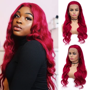 Brazilian Red Body Wave Lace Front Human Hair Wigs 13x4 Lace Front Wig For Black Women Pre Plucked Remy Wig With Baby Hair SOKU
Brazilian Red Body Wave Lace Front Human Hair Wigs 13x4 Lace Front Wig For Black Women Pre Plucked Remy Wig With Baby Hair SOKU