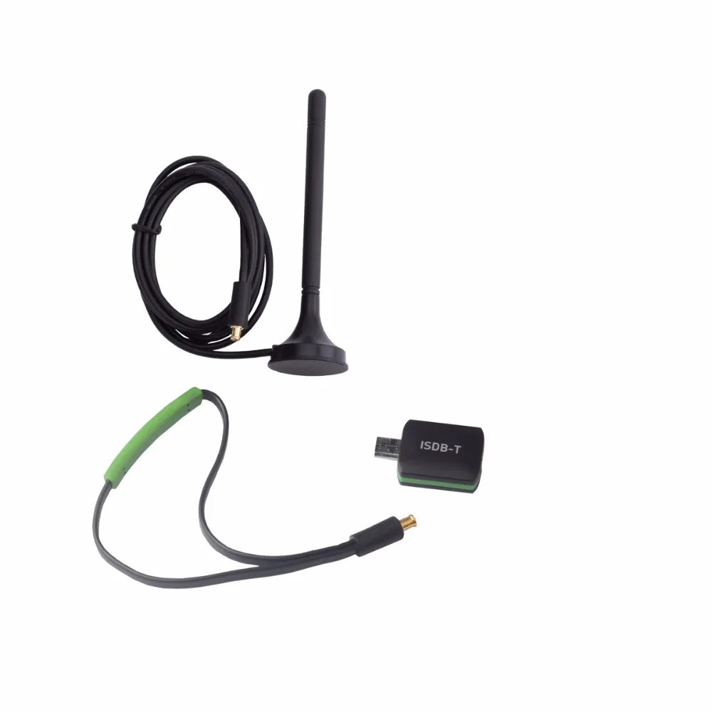 Двойная антенна цифровой ISDB T Full HD спутниковый ТВ тюнер приемник Micro USB на телефоне