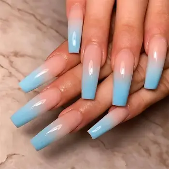 24pcs/Box fake nail with design Fashion False Nail Tips Full Coverage Long Ballerina Coffin Fake Nail DIY Nail with glue
24pcs/Box fake nail with design Fashion False Nail Tips Full Coverage Long Ballerina Coffin Fake Nail DIY Nail with glue