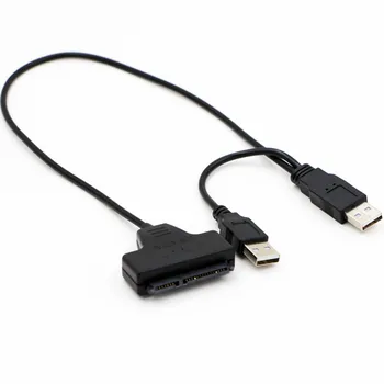 USB 2.0 SATA 7+22Pin to USB 2.0 Adapter Cable For 2.5 HDD Laptop Hard Disk Drive 6.1 
USB 2.0 SATA 7+22Pin to USB 2.0 Adapter Cable For 2.5 HDD Laptop Hard Disk Drive 6.1