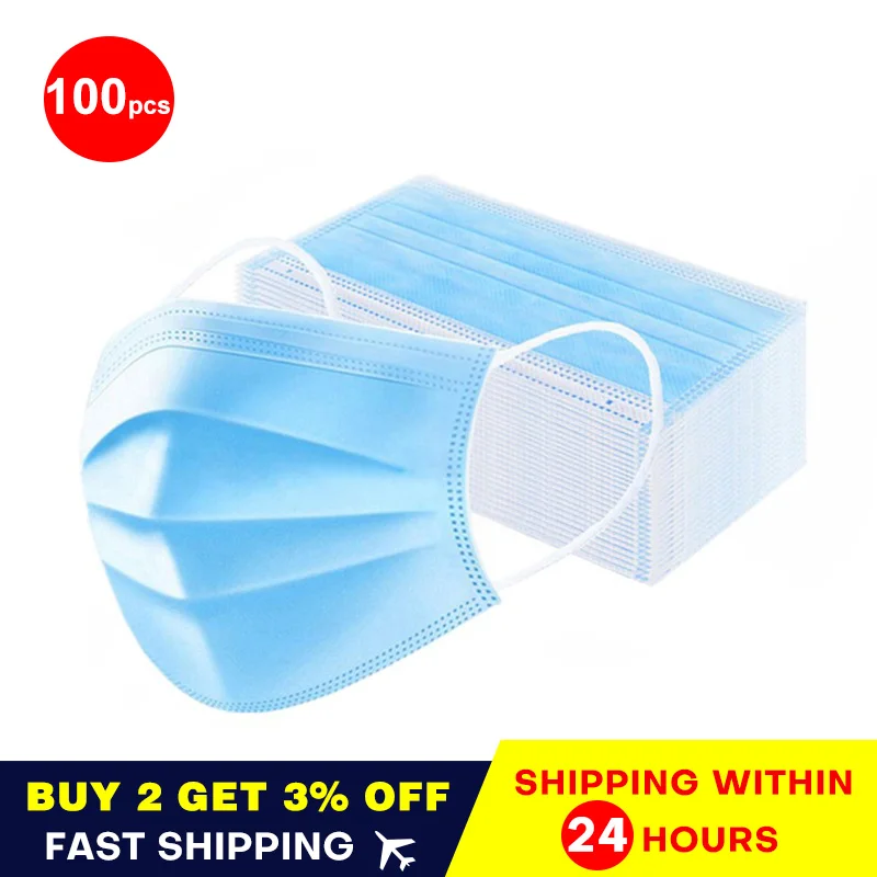 Three-layer Protective Earloop Mask Profession High-quality disposable Face Mouth Masks Anti-pollution Mask Anti-dust Mask
Three-layer Protective Earloop Mask Profession High-quality disposable Face Mouth Masks Anti-pollution Mask Anti-dust Mask