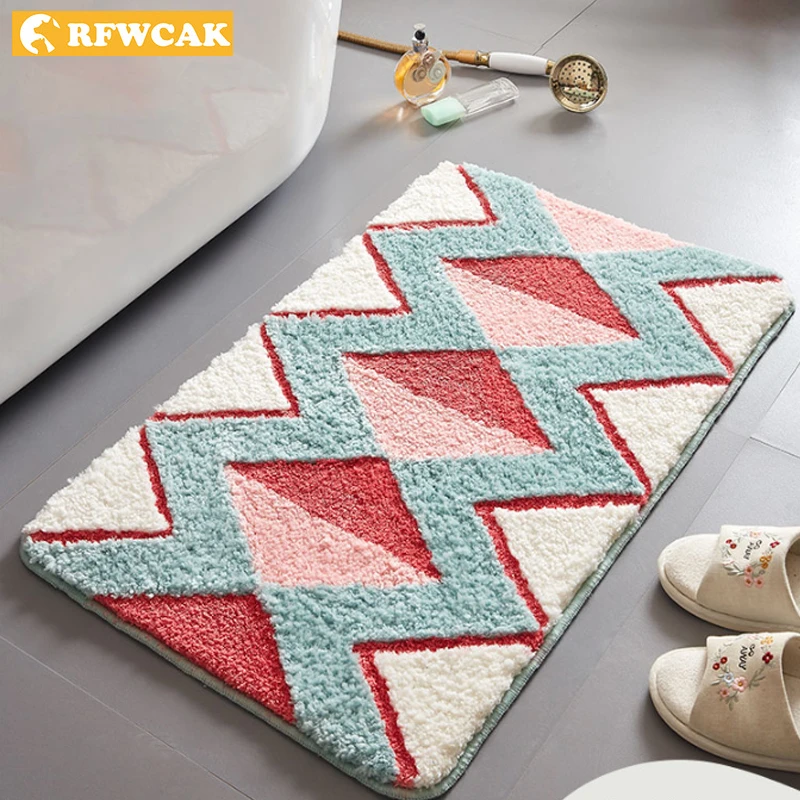 Geometric Bath Mat Bathroom Carpet Non Slip Entrance Floor Mat Doormat Kitchen Absorption Rugs Tapete Para Sala Home Decoration
Geometric Bath Mat Bathroom Carpet Non Slip Entrance Floor Mat Doormat Kitchen Absorption Rugs Tapete Para Sala Home Decoration