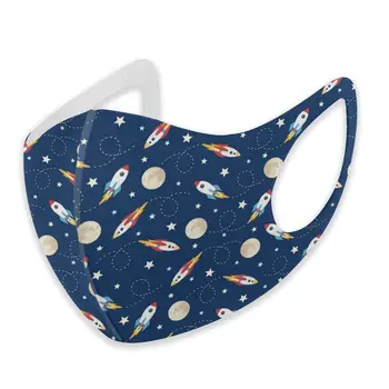 Rocket In Space print The stylish windproof and dustproof mask can clean the dustproof external shielding cloth
Rocket In Space print The stylish windproof and dustproof mask can clean the dustproof external shielding cloth