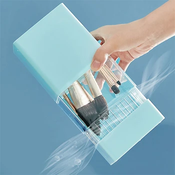 2 in 1 Makeup Brush Storage Bucket Storage Dry Eyeliner Eyebrow Drain Storage Box Desktop Cosmetic Storage Cosmetic Organizer
2 in 1 Makeup Brush Storage Bucket Storage Dry Eyeliner Eyebrow Drain Storage Box Desktop Cosmetic Storage Cosmetic Organizer