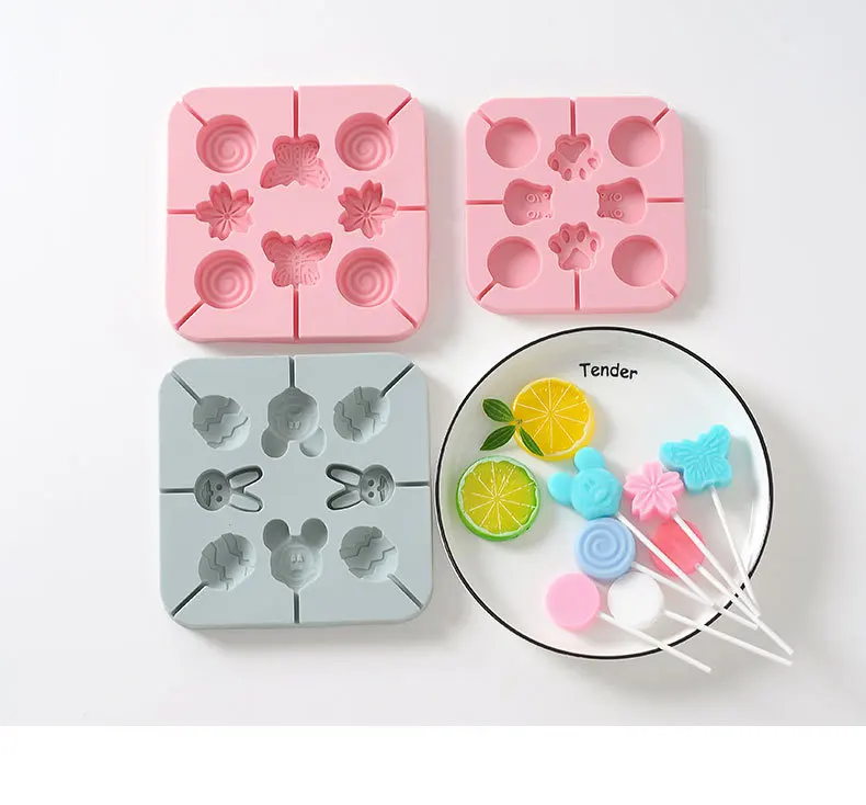 Lollipop Baking DIY Tool Children 's Silicone Chocolate Candy Square Mold Contains Paper Bars
Lollipop Baking DIY Tool Children 's Silicone Chocolate Candy Square Mold Contains Paper Bars