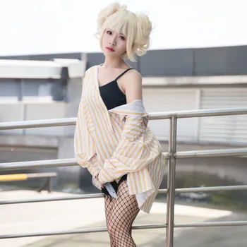 Boku no Hero Bakugou My Hero Academia Cross my body Himiko Toga Sailor suit Cosplay Costumes Girl lady cartoon JK uniform
Boku no Hero Bakugou My Hero Academia Cross my body Himiko Toga Sailor suit Cosplay Costumes Girl lady cartoon JK uniform