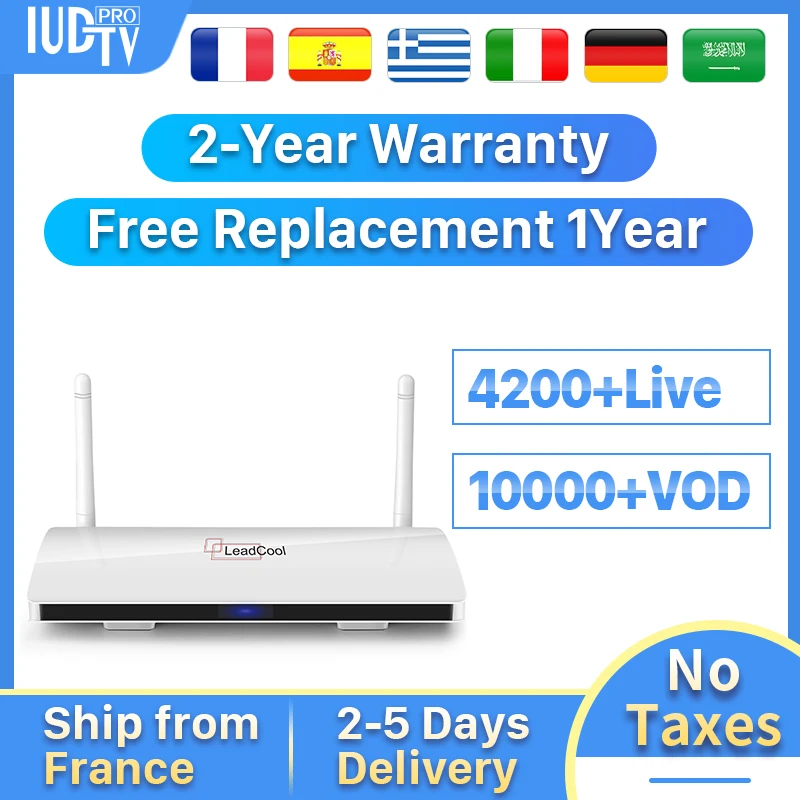 Arabic France IPTV Subscription Android 9.0 RK3229 Leadcool IUIDTV Pro IP TV Box Germany Spain Portugal Belgium Sweden IPTV
Arabic France IPTV Subscription Android 9.0 RK3229 Leadcool IUIDTV Pro IP TV Box Germany Spain Portugal Belgium Sweden IPTV