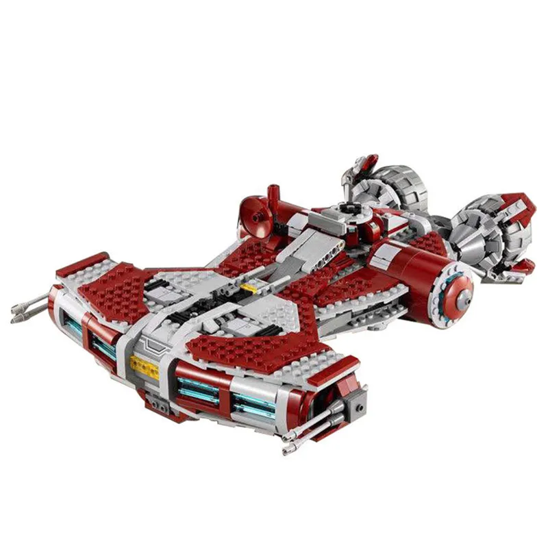 957Pcs Star Wars Movie Defender-Class Cruiser Spaceship Building Blocks Bricks Enlightenment Assemble Kids Xmas Toys 75025
957Pcs Star Wars Movie Defender-Class Cruiser Spaceship Building Blocks Bricks Enlightenment Assemble Kids Xmas Toys 75025