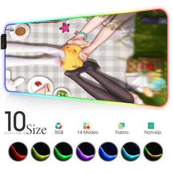 Anime girl sexy stockings RGB Mouse Pad cute Gamer Accessories Large LED MousePad Gaming Desk Mats PC Desk Play Mat with Backlit 
Anime girl sexy stockings RGB Mouse Pad cute Gamer Accessories Large LED MousePad Gaming Desk Mats PC Desk Play Mat with Backlit