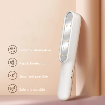 Ultraviolet Sterilizer 99% Sterilization Rate Type-c Portable LED Lamp Household Camping UV Hand-held Disinfection Stick Light
Ultraviolet Sterilizer 99% Sterilization Rate Type-c Portable LED Lamp Household Camping UV Hand-held Disinfection Stick Light
