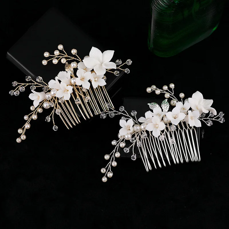 Floralbride Handmade Porcelain Flower Pearls Bridal Hair Comb Hair Pins Wedding Headdress Hair Accessories Women Hair Jewelry
Floralbride Handmade Porcelain Flower Pearls Bridal Hair Comb Hair Pins Wedding Headdress Hair Accessories Women Hair Jewelry
