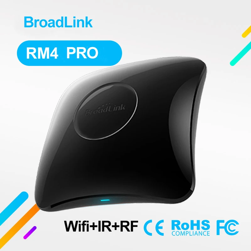 New Broadlink RM Pro RM2 Universal Intelligent controller,Smart home Automation,WIFI+IR+RF Switch remote control VIA IOS android
New Broadlink RM Pro RM2 Universal Intelligent controller,Smart home Automation,WIFI+IR+RF Switch remote control VIA IOS android