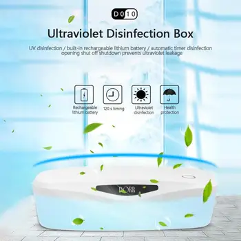 UV Sterilizer Box Toothbrush Cell Phones Mask Comestic Tool Disinfection Machine Multi-function Automatic Timing Disinfection Bo
UV Sterilizer Box Toothbrush Cell Phones Mask Comestic Tool Disinfection Machine Multi-function Automatic Timing Disinfection Bo