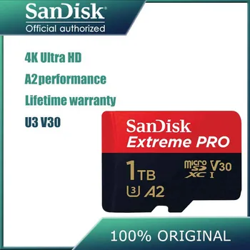 SanDisk Extreme PRO 1tb Micro SD Card U3 V30 A2 Flash Memory Card 4K UHD 1TB tf flash card for Camera Drone
SanDisk Extreme PRO 1tb Micro SD Card U3 V30 A2 Flash Memory Card 4K UHD 1TB tf flash card for Camera Drone