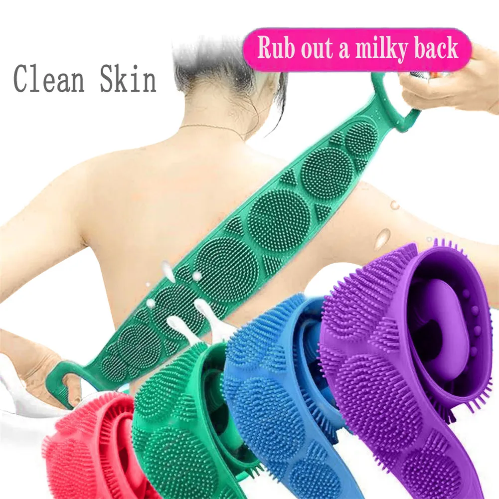 Magic Silicone Brushes Bath Towels Rubbing Back Mud Peeling Body Massage Shower Extended Scrubber Skin Clean Shower Brushes
Magic Silicone Brushes Bath Towels Rubbing Back Mud Peeling Body Massage Shower Extended Scrubber Skin Clean Shower Brushes