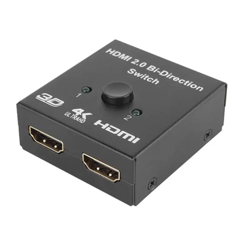 HDMI 4K 2 Ports Splitter with Stable Signal & Wide Coverage Range Compatible with Audio and Video Devices
HDMI 4K 2 Ports Splitter with Stable Signal & Wide Coverage Range Compatible with Audio and Video Devices
