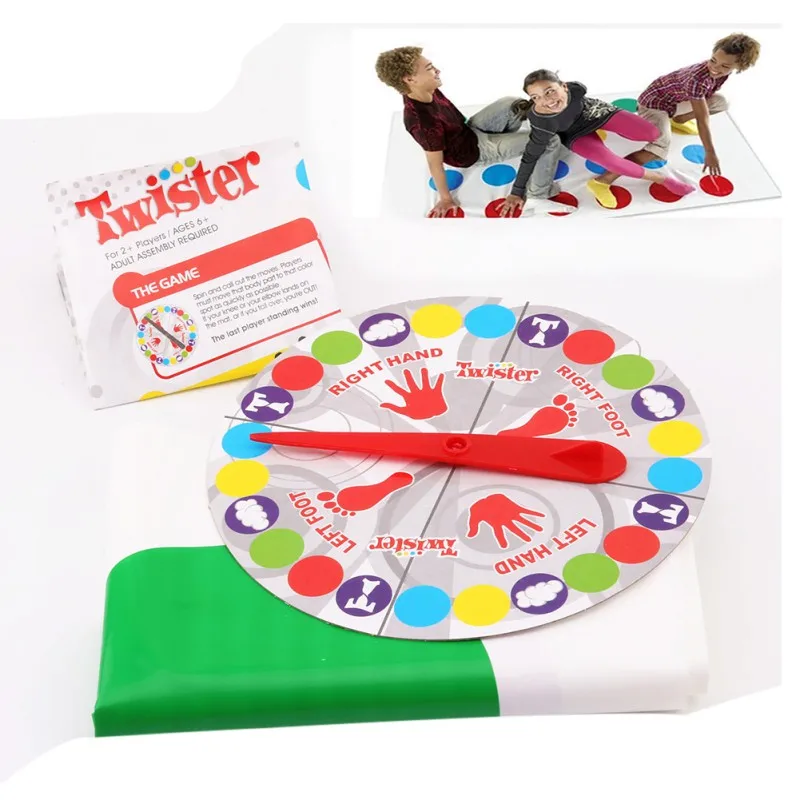 Twister Board Game Children Adult Moves Play Mat Multiplayer Parent-child Interactive Educational Toy
Twister Board Game Children Adult Moves Play Mat Multiplayer Parent-child Interactive Educational Toy